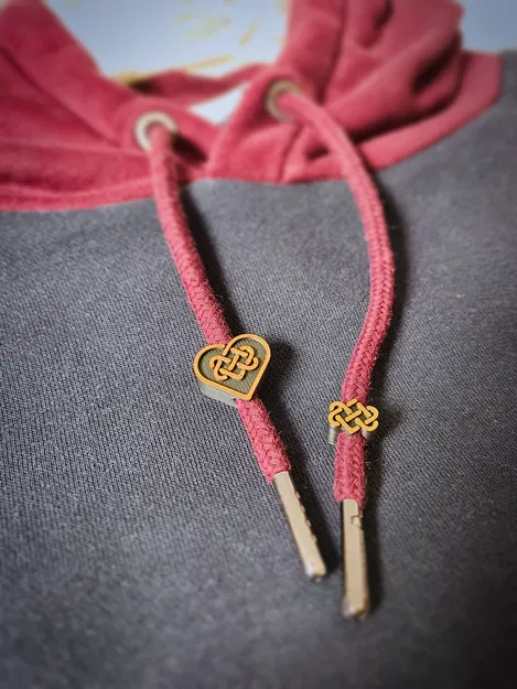 Hạt xỏ dây áo hoodie họa tiết Celtic - Image 2