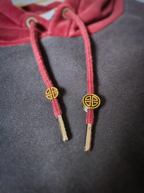 Hạt xỏ dây áo hoodie họa tiết Celtic - Image 3