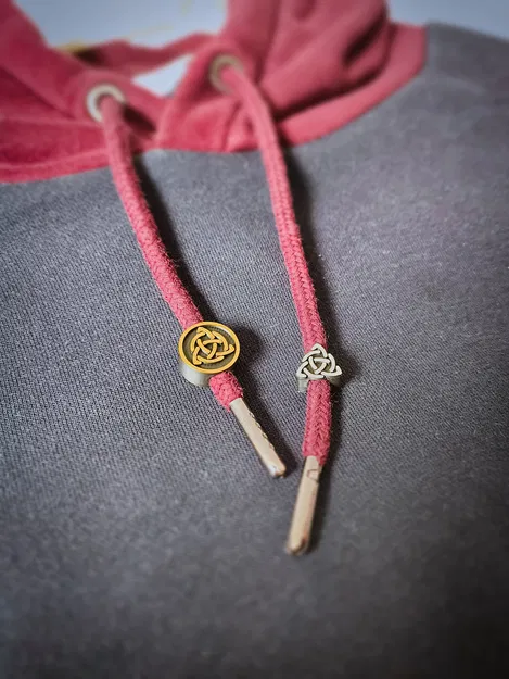 Hạt xỏ dây áo hoodie họa tiết Celtic - Image 4