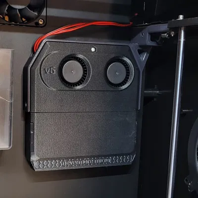 Ngàm gắn bộ lọc Nevermore V6 cho máy in Qidi Q1 Pro