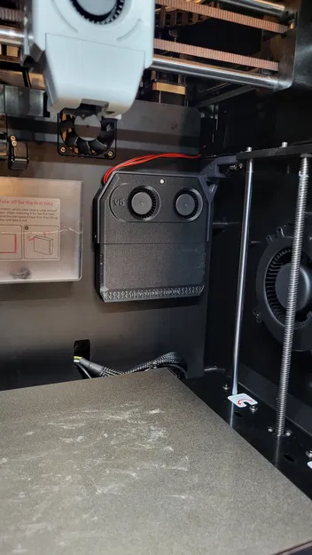 Ngàm gắn bộ lọc Nevermore V6 cho máy in Qidi Q1 Pro - Image 4