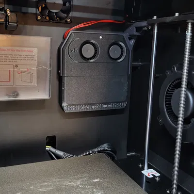 Ngàm gắn bộ lọc Nevermore V6 cho máy in Qidi Q1 Pro