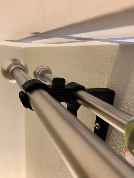 Giá treo rèm đôi (Double Curtain Rod Holder) - Image 1