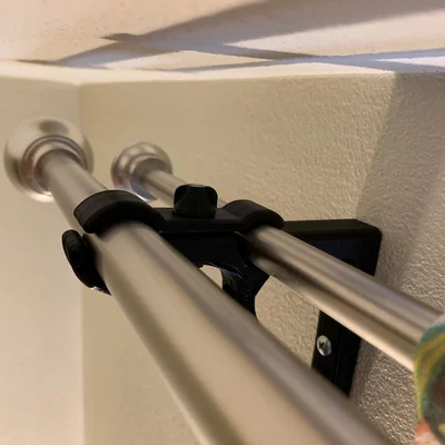 Giá treo rèm đôi (Double Curtain Rod Holder)