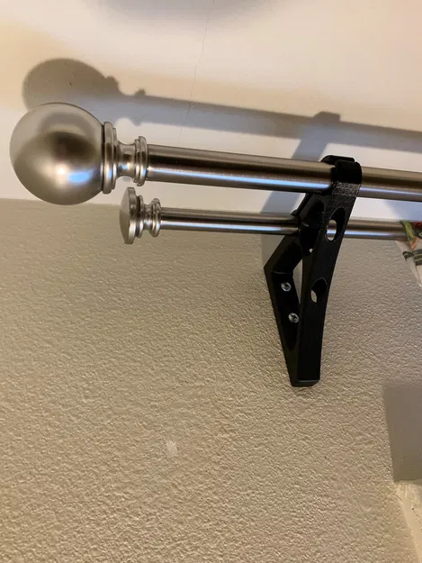 Giá treo rèm đôi (Double Curtain Rod Holder) - Image 3