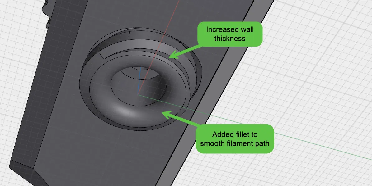 Bộ phận giữ ống Bowden cho máy sấy Creality Space Pi - Image 5
