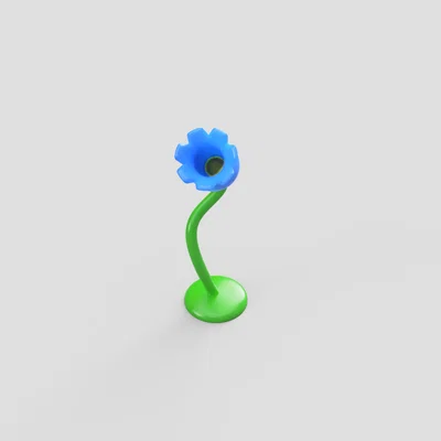 Mô hình bông hoa nhỏ (Small Flower) - Dự án in 3D đơn giản, đẹp mắt