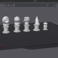 Bộ cờ vua 3D mô hình The Simpsons và South Park độc đáo - Thumbnail 3