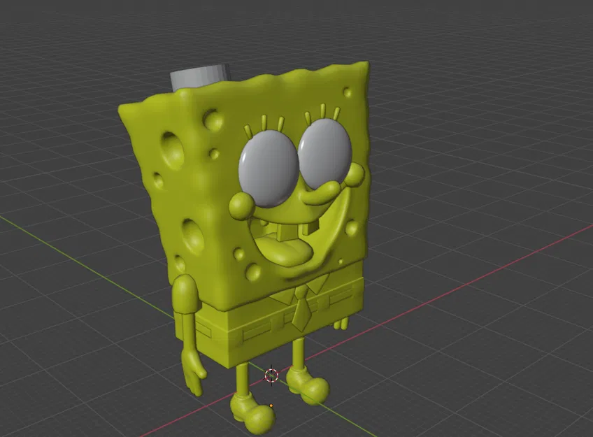 Phụ kiện trang trí dây giày và hoodie hình Spongebob in 3D - Image 2