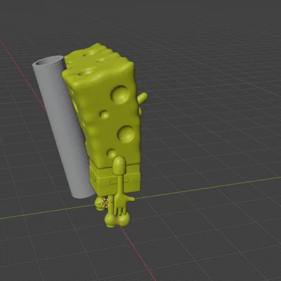 Phụ kiện trang trí dây giày và hoodie hình Spongebob in 3D