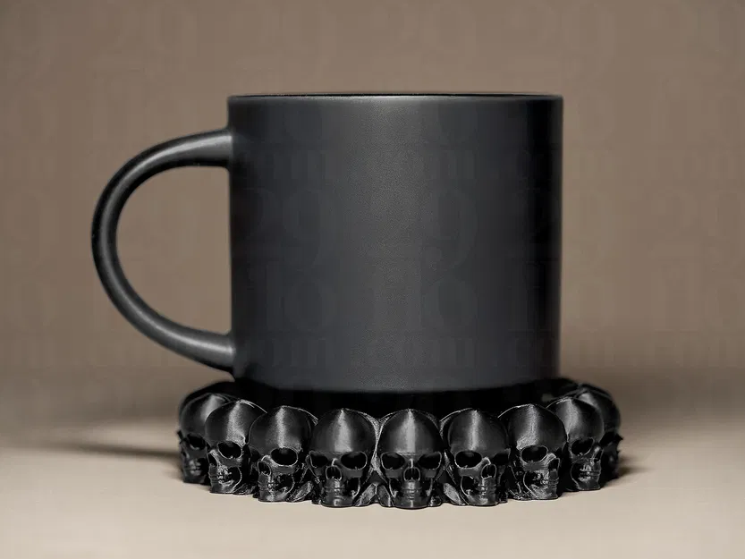 Đế lót ly đầu lâu (Skull Coaster) - Image 1