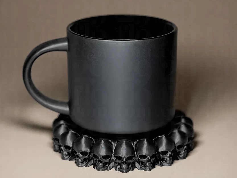 Đế lót ly đầu lâu (Skull Coaster) - Image 2