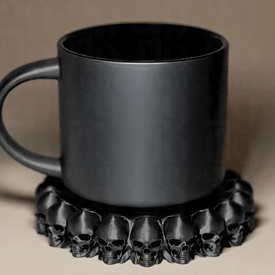 Đế lót ly đầu lâu (Skull Coaster)