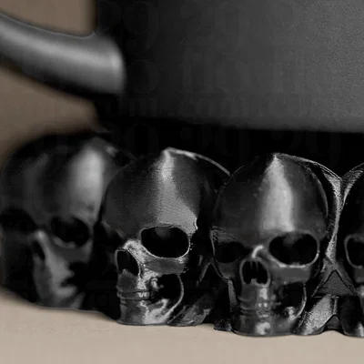 Đế lót ly đầu lâu (Skull Coaster)