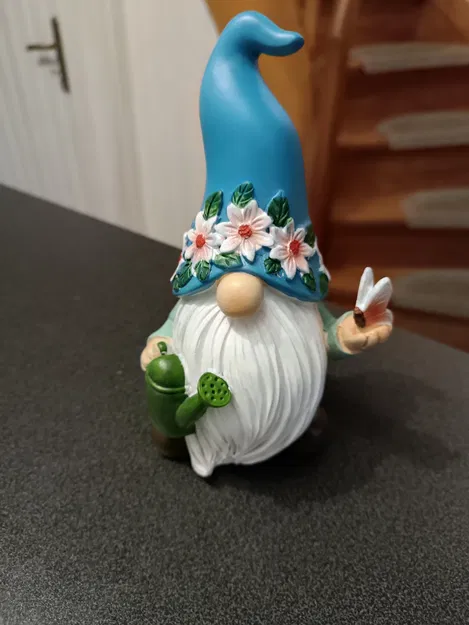 Mô hình 3D chú lùn (Gnome) giữ vườn trang trí cực dễ thương - Image 1