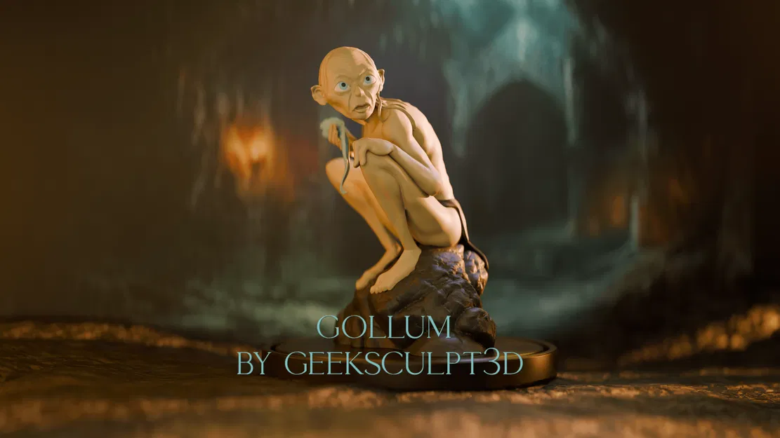 Mô hình điêu khắc Gollum - Image 1