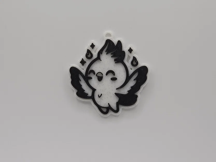 Móc khóa Phượng hoàng (Cute Fenix Keychain) đáng yêu bằng in 3D - Image 1