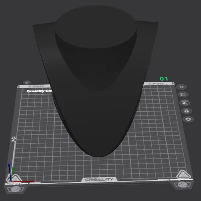 Giá đỡ dây chuyền phong cách tối giản - In 3D không cần Support