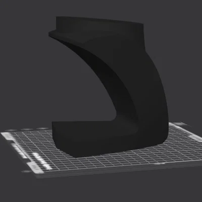 Giá đỡ dây chuyền phong cách tối giản - In 3D không cần Support