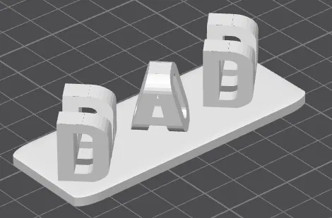 Mô hình trang trí MOM DAD 3D - Quà tặng ảo ảnh thị giác độc đáo - Image 1