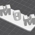 Mô hình trang trí MOM DAD 3D - Quà tặng ảo ảnh thị giác độc đáo - Thumbnail 2