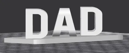 Mô hình trang trí MOM DAD 3D - Quà tặng ảo ảnh thị giác độc đáo - Image 3