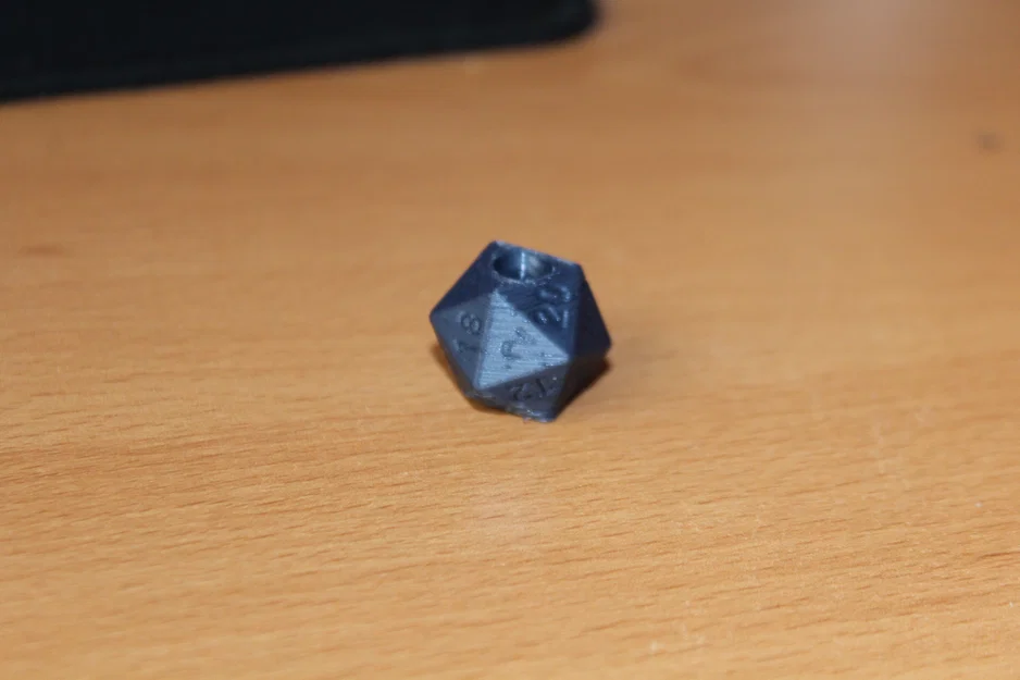 Hạt trang trí hình xúc xắc D20 (D20 Bead) cực chất cho dây áo và giày - Image 3