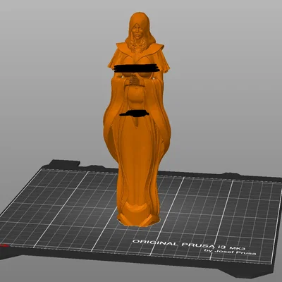 Mô hình tượng nữ Skyrim Sovngarde gợi cảm in 3D trang trí