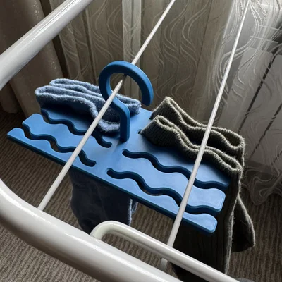 Móc treo tất thông minh Parametric in 3D tiện lợi