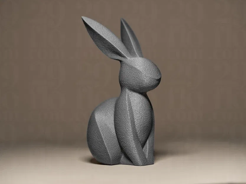 Tượng Thỏ Thanh Lịch (Elegant Bunny Figurine) - Image 1