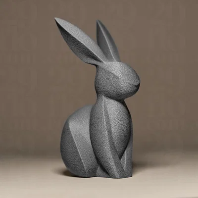 Tượng Thỏ Thanh Lịch (Elegant Bunny Figurine)