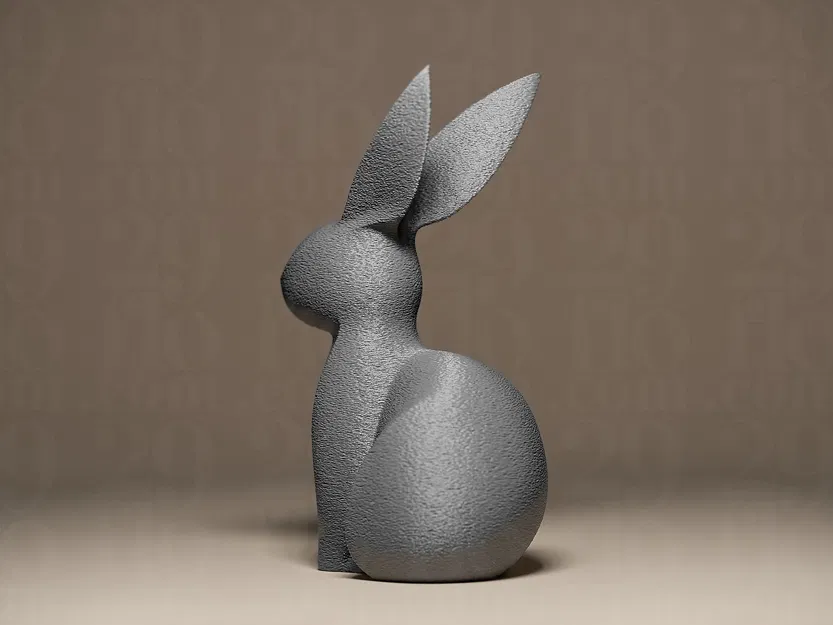 Tượng Thỏ Thanh Lịch (Elegant Bunny Figurine) - Image 3