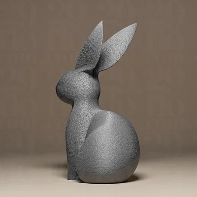 Tượng Thỏ Thanh Lịch (Elegant Bunny Figurine)