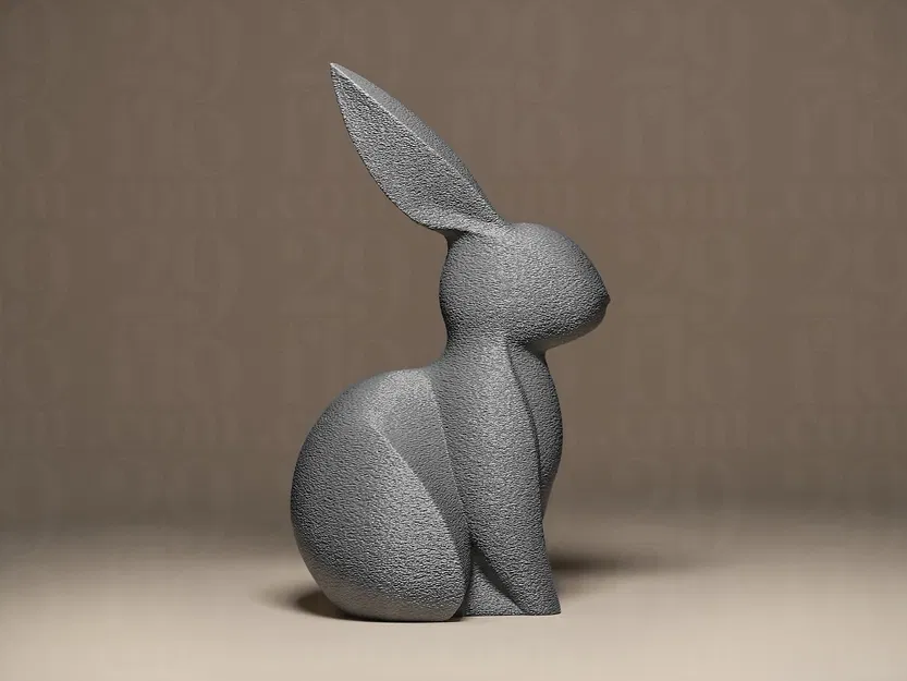 Tượng Thỏ Thanh Lịch (Elegant Bunny Figurine) - Image 4