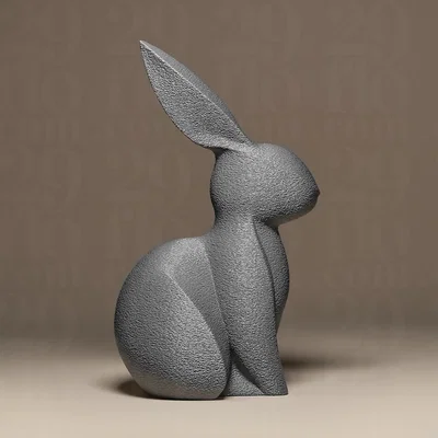 Tượng Thỏ Thanh Lịch (Elegant Bunny Figurine)