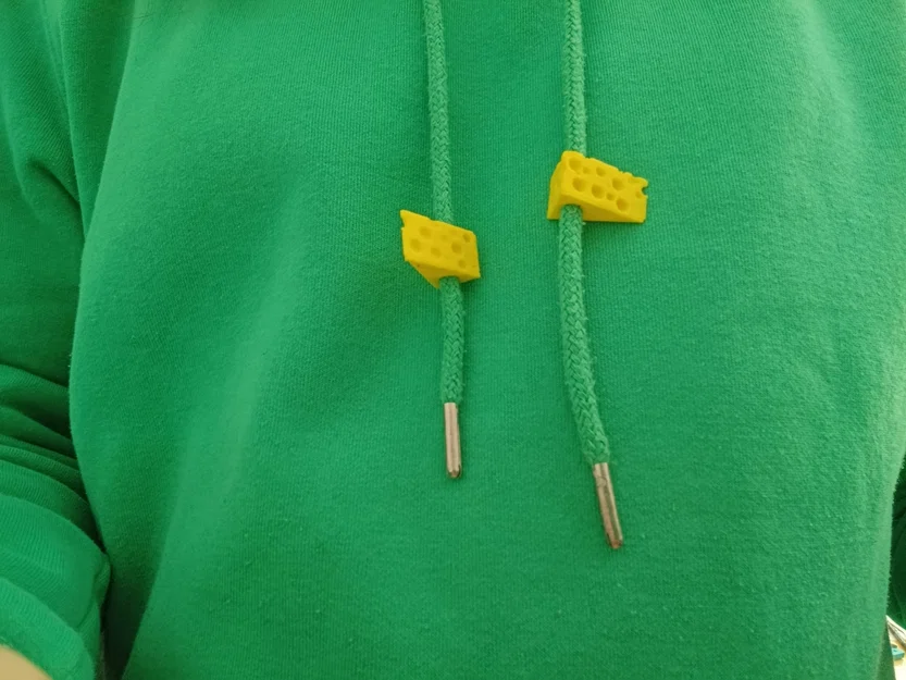 Hạt chặn dây áo hình miếng phô mai (Cheese Bead) in 3D độc đáo - Image 1