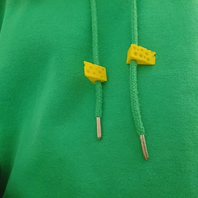 Hạt chặn dây áo hình miếng phô mai (Cheese Bead) in 3D độc đáo