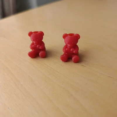 Hạt chặn dây hình gấu Teddy 3D siêu đáng yêu cho quần áo