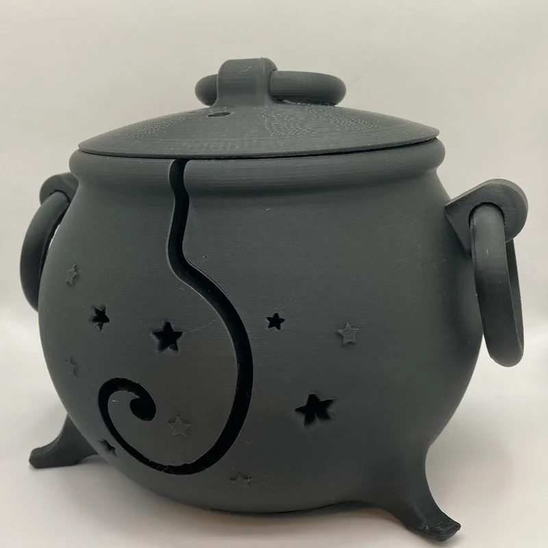 Bát đựng len hình nồi phù thủy (Witches' Cauldron Yarn Bowl) in 3D