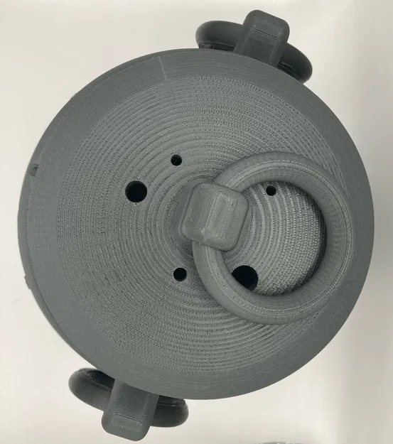 Bát đựng len hình nồi phù thủy (Witches' Cauldron Yarn Bowl) in 3D - Image 2