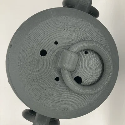 Bát đựng len hình nồi phù thủy (Witches' Cauldron Yarn Bowl) in 3D