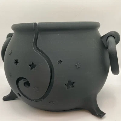 Bát đựng len hình nồi phù thủy (Witches' Cauldron Yarn Bowl) in 3D