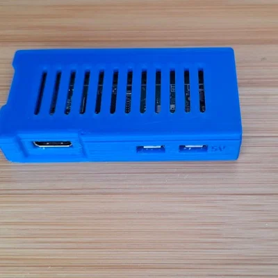 Vỏ case Raspberry Pi Zero & Zero 2 - Khớp nối, không ốc vít, có khe tản nhiệt & camera - V2