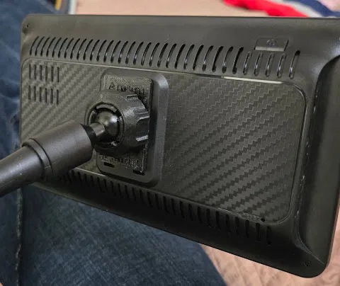 Giá đỡ màn hình xe hơi, 4 chấu 23mm x 36mm, khớp bi 17mm & đai ốc - Image 2