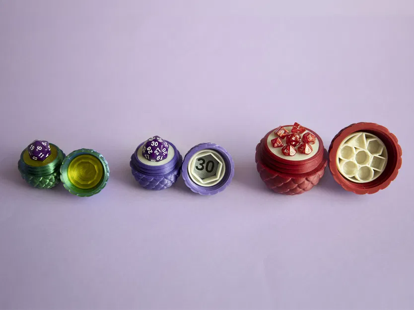 Khay đựng xúc xắc Dragon Egg - Tùy chỉnh bằng OpenSCAD - Image 12