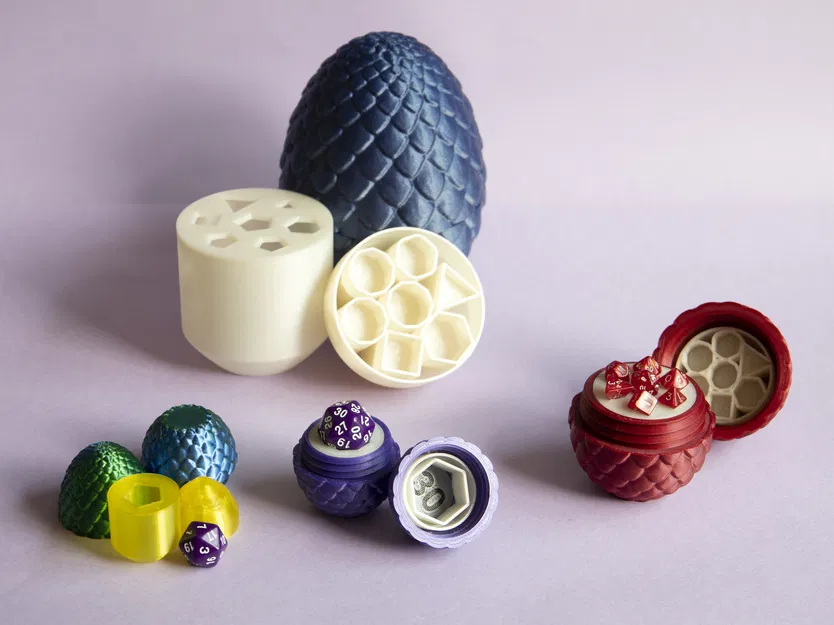Khay đựng xúc xắc Dragon Egg - Tùy chỉnh bằng OpenSCAD - Image 13