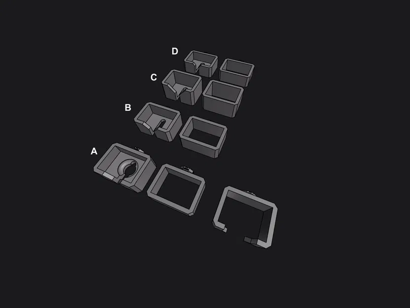 Giá đỡ ổ cắm điện chuẩn Châu Âu cho Multiboard - Image 2