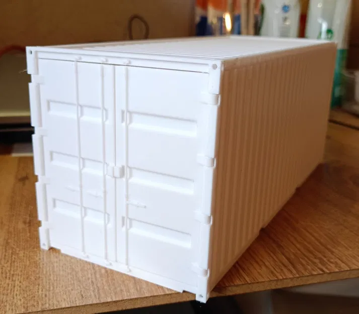 Mô hình Container 20ft tỷ lệ 1:24 (tương thích với tàu mô hình LGB/G-Scale) - Image 1