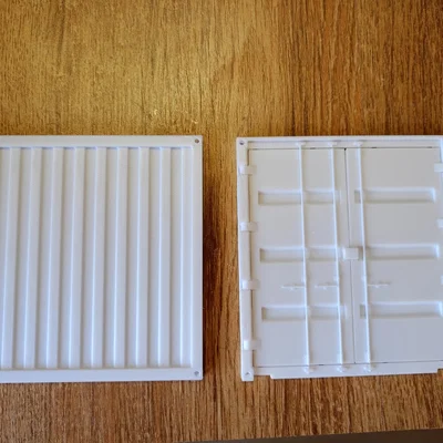 Mô hình Container 20ft tỷ lệ 1:24 (tương thích với tàu mô hình LGB/G-Scale)