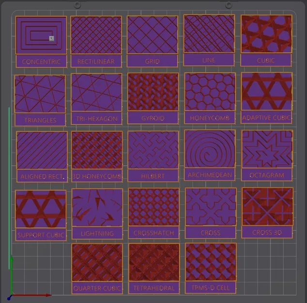 Bộ sưu tập mẫu kiểm tra Infill và Surface trong Creality Print - Image 2